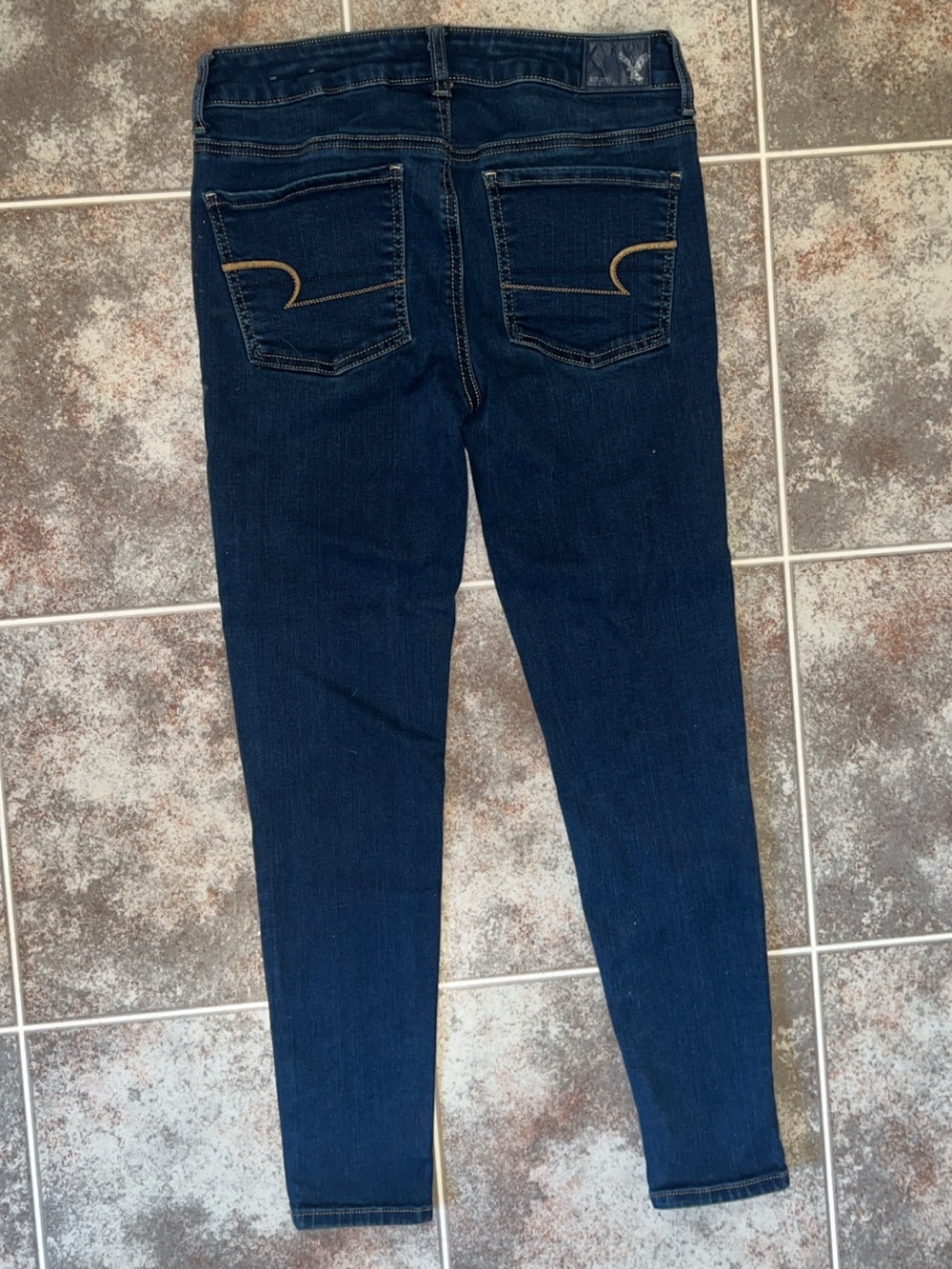 American Eagle Super Stretch Jegging Jeans Dark Wash Women’s Size 6 Short - Picture 6 of 6